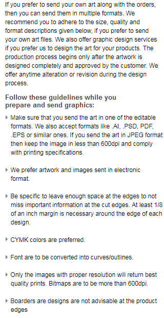 Art Requirements Art Requirements