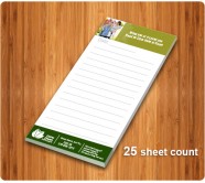 4x5.25 Custom Scratch Pad Home Care Full Color - 25 Sheets
